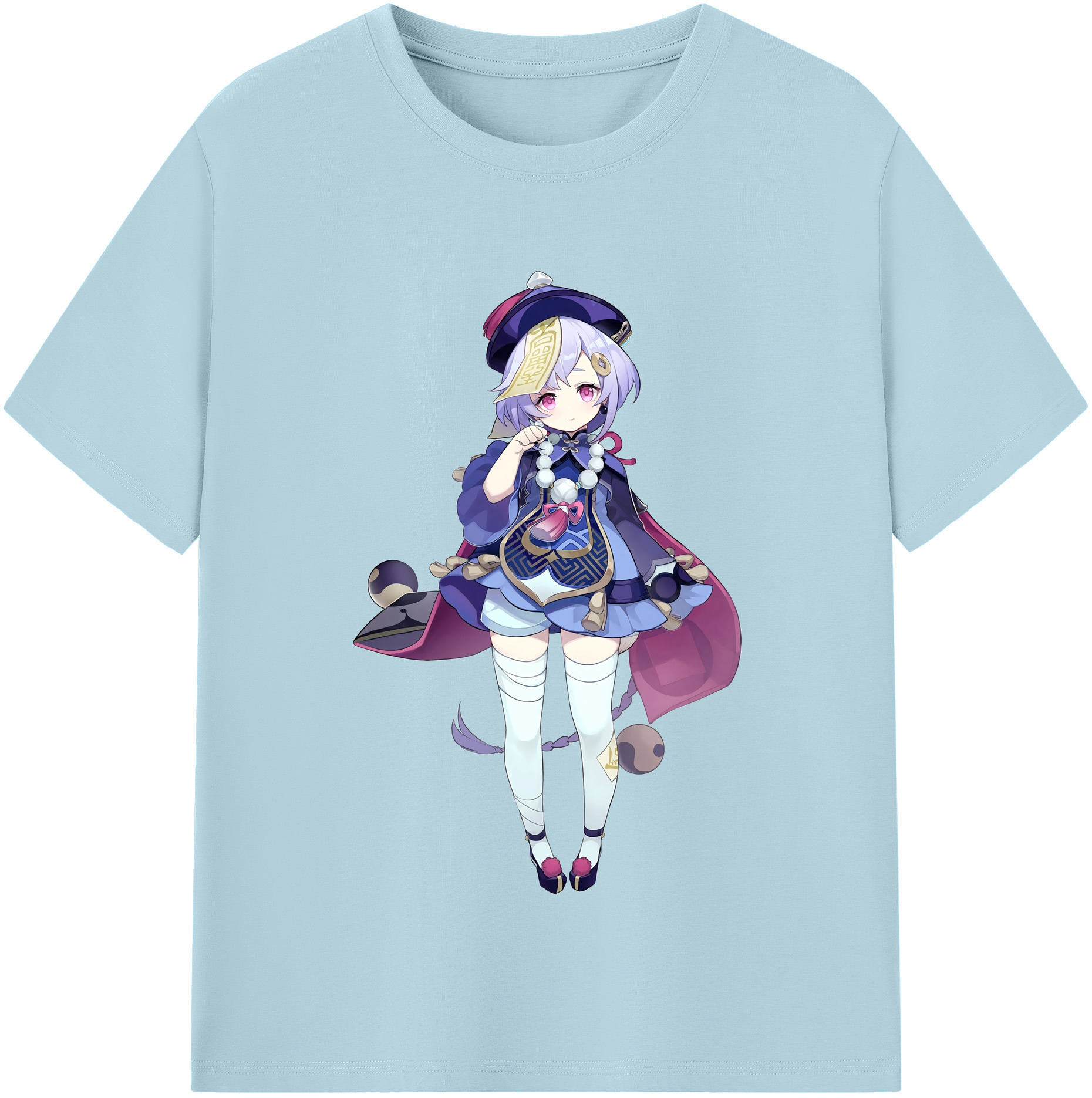 げんし神 七七 なな  genshin Nana 綿100％半袖Tシャツ（フロントプリント）